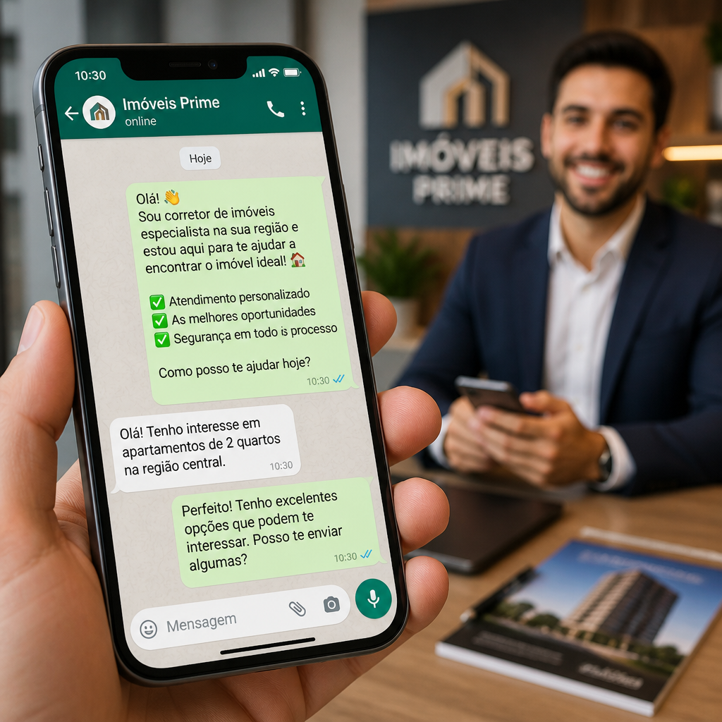 WhatsApp para corretor de imóveis WhatsApp para corretor de imóveis